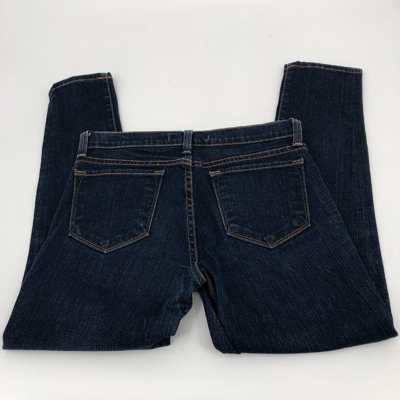 J Brand Blue Straight Leg Jeans | Mid-Rise, Cotton Material - Picture 2 of 6